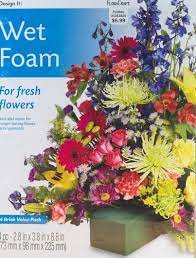 Heart shape wet flower foam fresh floral party table flower wedding display t. 4 Wet Floral Foam Brick Block Excellent Value For Fresh Flowers