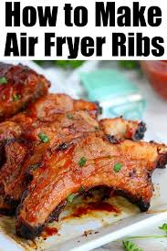 bbq ribs in air fryer fall off the