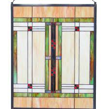 Craftsmen Stained Glass Panel All