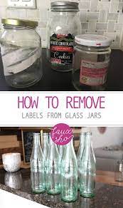How To Remove Labels From Glass Jars