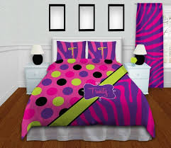 Bed Comforter Sets Zebra Print Purple