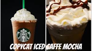 iced caffe mocha