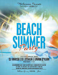 Summer Beach Party Flyer Poster Psd Template Free Download