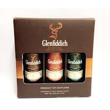 glenfiddich miniature gift set triple