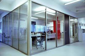 glass partition office partition
