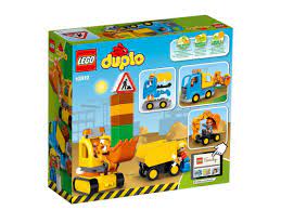 Đồ Chơi Xếp Hình Lego Duplo 10812 Xe Máy Xúc 26 Mảnh