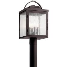 kichler carlson 4 light outdoor rubbed