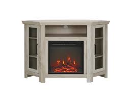 Corner Fireplace Tv Stand For Most Tvs