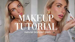 grwm natural bronzed glam while