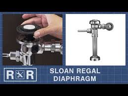 Sloan Regal Flushometer Diaphragm Repair And Replace