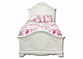jessica twin size bed white
