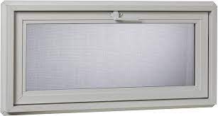 Basement Hopper Window 32 X 18 White