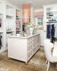 Walk in closet with drawers center island and pull down rods. 10 Walk In Closet Organization Ideas Home Design Jennifer Maune