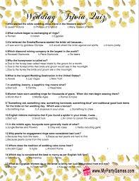 You can use this swimming information to make your own swimming trivia questions. Free Printable Wedding Trivia Quiz In 2021 Wedding Trivia Free Wedding Printables Wedding Anniversary Party Games