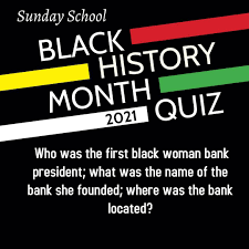 These interesting facts about black history month will tell you everything you need to know about the holiday and why it's so important to so many people. New Bethel Sounds Of Praise New Sunday School Initiative Every Day This Month The Sunday School Ministry Will Post A Black History Trivia Question Find The Answers For The Week