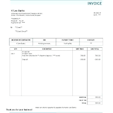Printable Invoice For Services Rendered Download Them Or Print