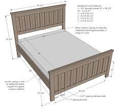 kentwood bed bed frame plans bed