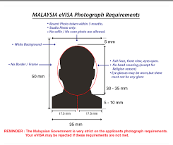 The required malaysia visa photo dimensions are: Malaysia Visa Photo Size Malaysia Visa Photo Specification Musafir