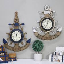 Vintage Wooden Anchor Clock The Other
