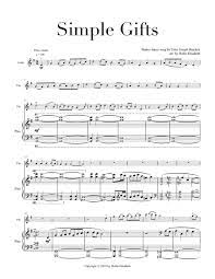 simple gifts violin and piano