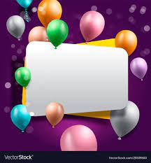 birthday celebration background balloon