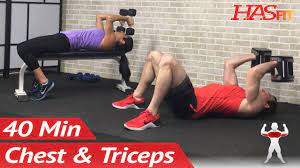 home chest triceps workout routine