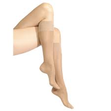 silky soft knee high socks with active
