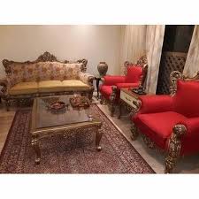 wooden antique sofa set