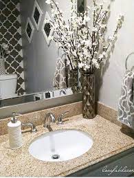master bathroom counter decor ideas
