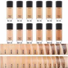 mac foundation shade guide how to