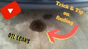 Tip: How to find an oil leak - YouTube