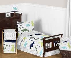 mod dino boy fitted crib sheet baby or