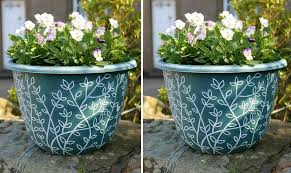 30cm Large Serenity Plastic Planter Pot