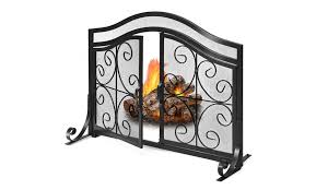 Off On Costway Fireplace Screen With