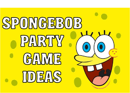 diy spongebob party games ideas