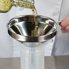 ··· mesh filter for funnel specification: Stainless Steel Kitchen Funnel 16 Oz Ss Funnel W Strainer