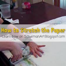 Follow this simple steps to avoid wrinkling effects How To Stretch Watercolor Paper The Inspiration Place
