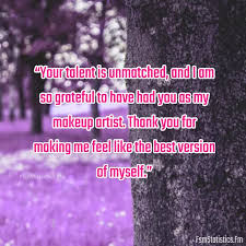 es thank you message for makeup