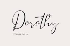 dorothy font by flawless and co