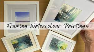 how to frame your watercolour paintings