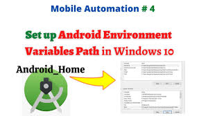 android environment variable path