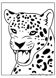 jaguar coloring pages 100 free