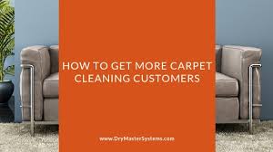 carpet cleaning customers