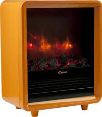 Fireplace Electric Heater Orange