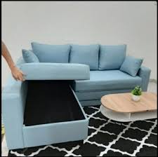 Sofa Lbed Storage Perabotan Rumah Di