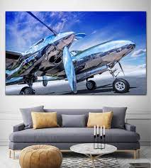 Airplane Canvas Wall Art Aviation