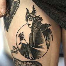 A perfect gift for musical theatre or drama club directors and staff! 21 Wicked Enchanting Maleficent Tattoos Tattoodo