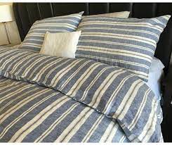 Nautical Stripe Navy Duvet Cover With
