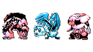 Pokémon icons (448kb) — sprites used in the pokémon screen (no animations). Pixel Artist Visualizes A Modern Pokemon With Game Boy Graphics