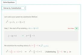 Quadratic Simultaneous Equations Solver